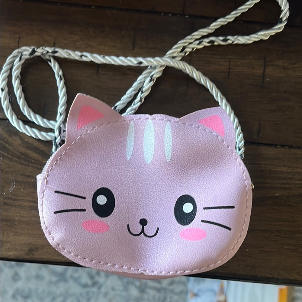 Purple Mini Cat Purse
